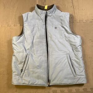 Light blue ariat puffer insulated